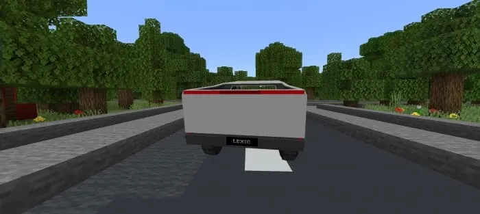 Задний вид теслы кибертрак