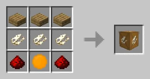 Крафт ящика с ископаемыми