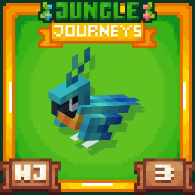 Голубой попугай