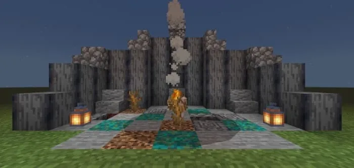 Пример призрака возле структуры