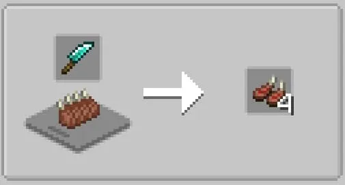 Крафт жареного куска баранины