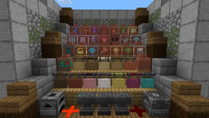 Новый вид блоков и предметов в рамках