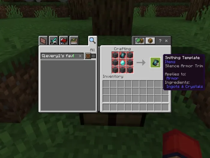 Лёгкий крафт кузнечного шаблона