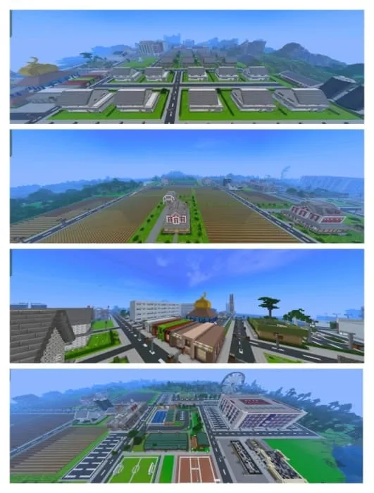 Район с домами