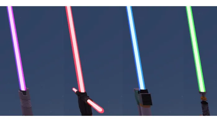 Световые мечи от первого лица