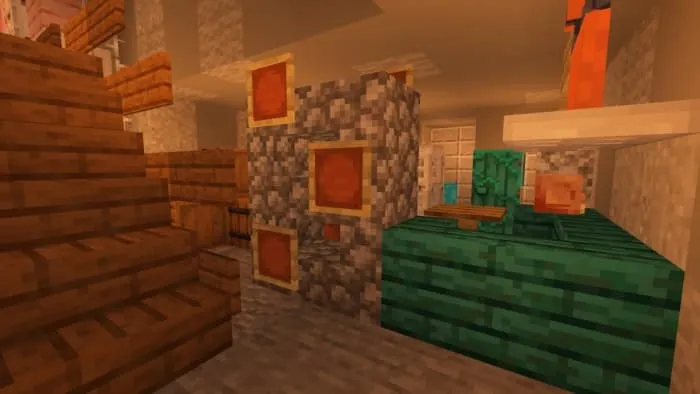 Вид из подвала и лестница наверх