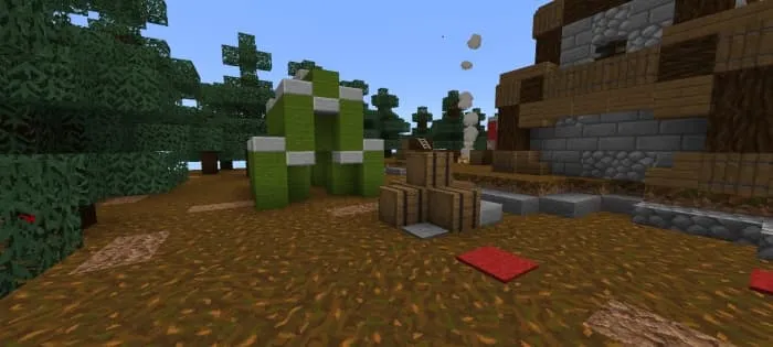 Лагерь для добычи дерева