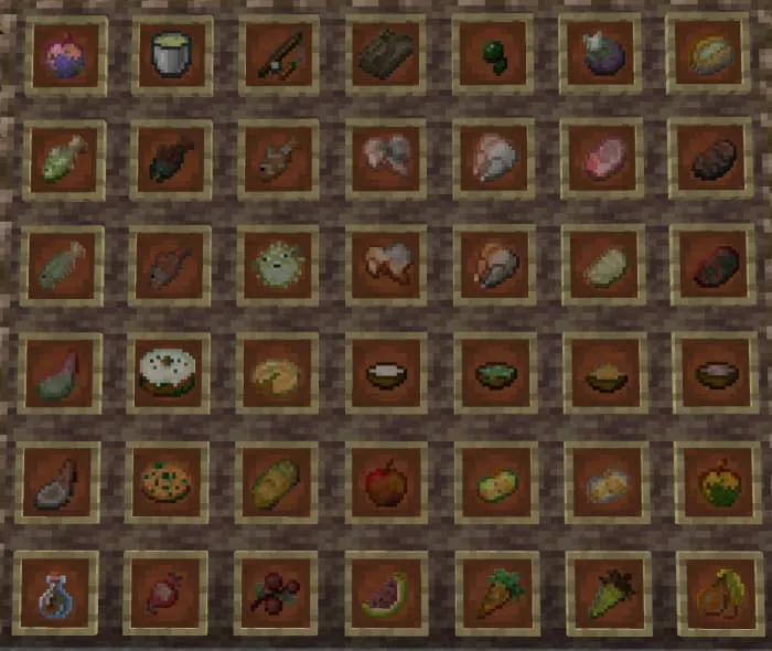 Вся еда в испорченном виде