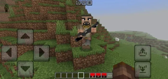 Такео Масаки с пушкой