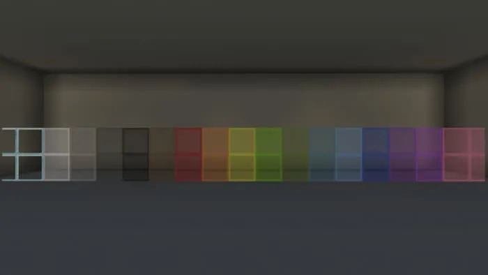 Стеклянные панели с границами