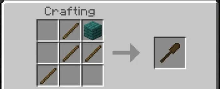 Крафт весла из синего дерева