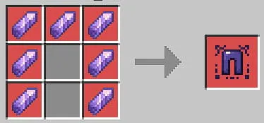 Крафт аметистовых поножей