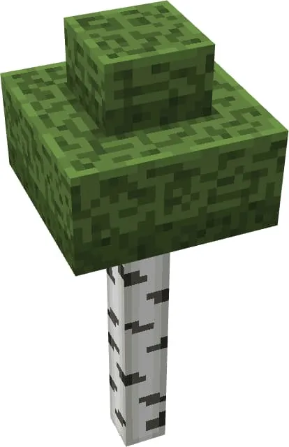 Трезубец в виде березы