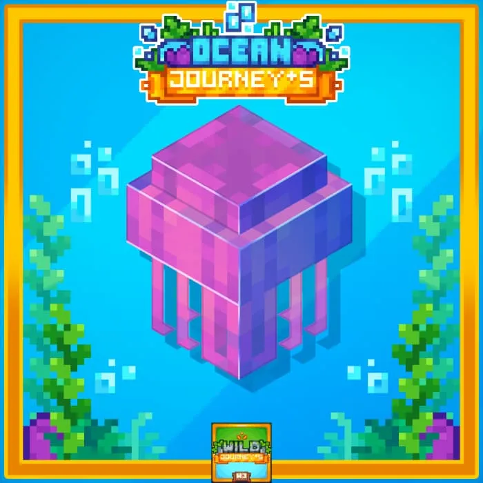 Внешний вид фиолетовой медузы