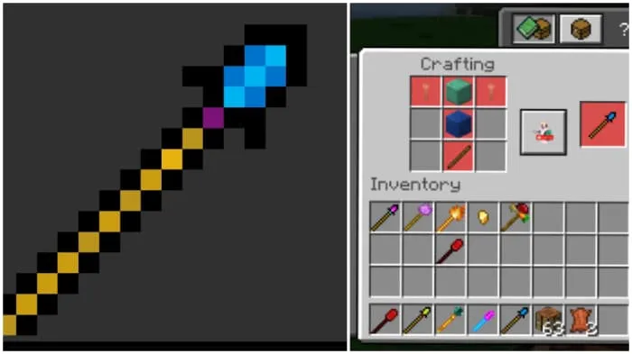 Крафт громового жезла