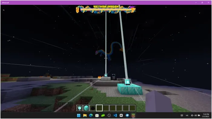 Призыв Вьетнамского дракона с помощью маяка