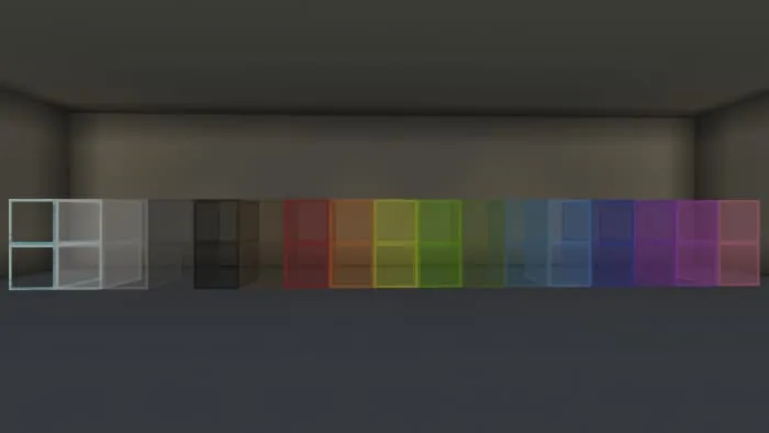 Объемные блоки стекла с рамкой