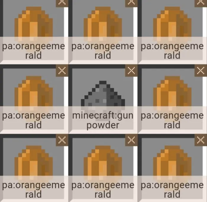 Рецепт моба крипера динамитчика