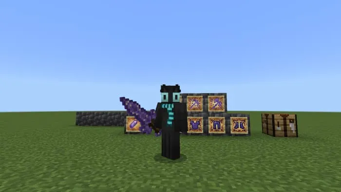 Аметистовый клинок в руке