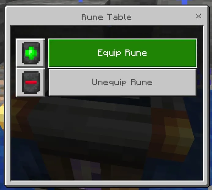 Снарядить руну