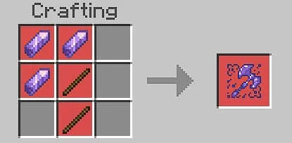 Крафт аметистового топора