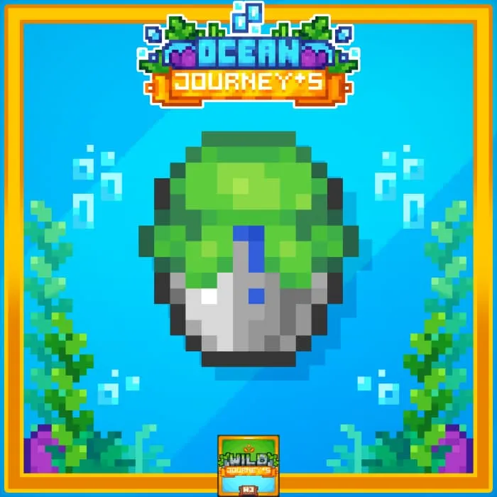 Зеленая медуза в ведре