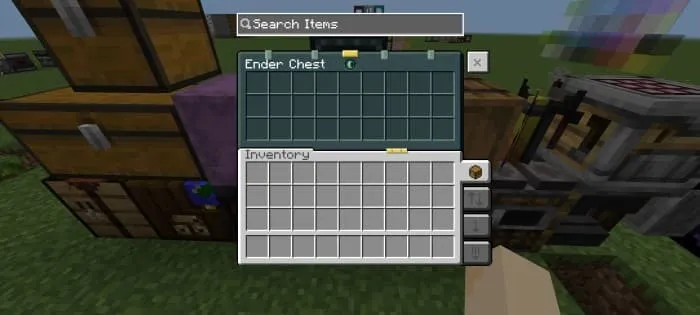 Поиск в инвентаре сундука Края