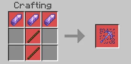 Крафт аметистовой кирки