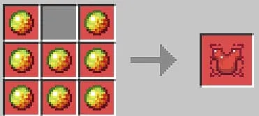 Крафт огненного нагрудника