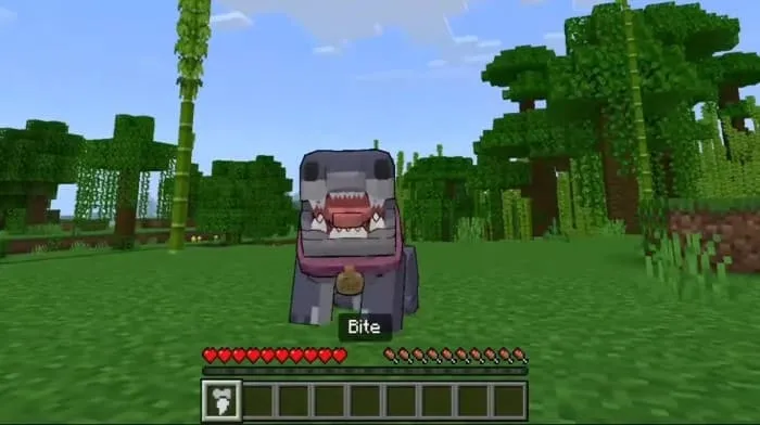 Игрок в виде акулы