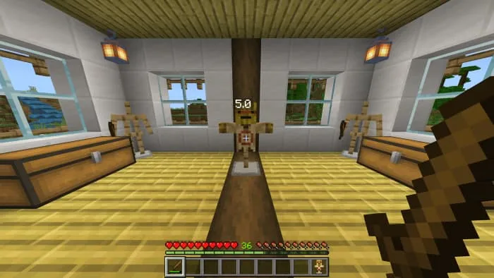 Показатель урона на манекене