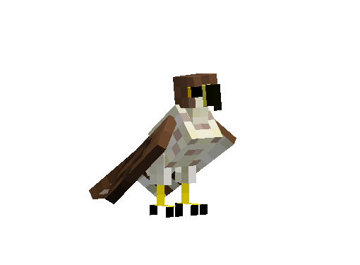 Птица с коричневым и пятнистым оперением