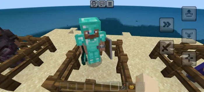 Человек в алмазной броне