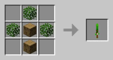 Крафт меча Природы