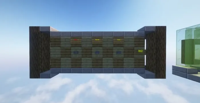 Деревянное сооружение в небе