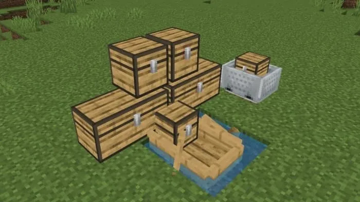 Дубовые сундуки в новых текстурах