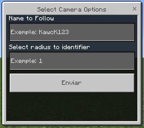 Настройки для фиксации камеры