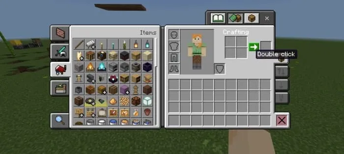 Кнопка быстрого крафта