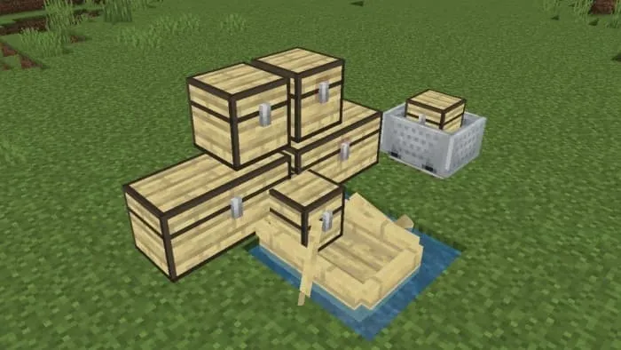 Сундуки из березы в новом стиле