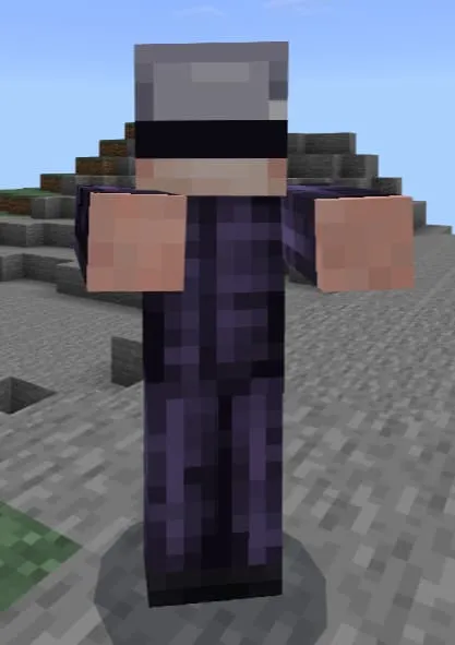 Годжо смотрит на игрока