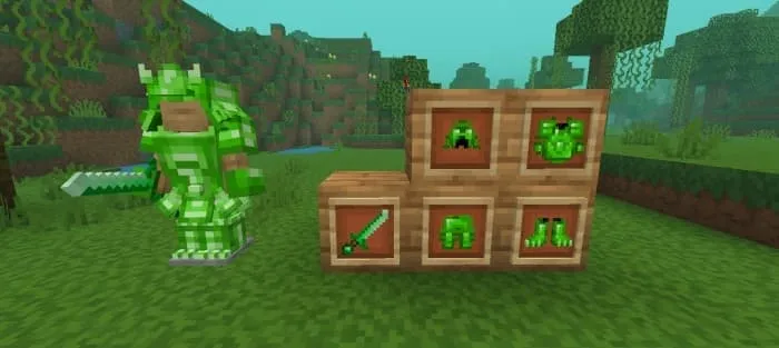 Изумрудная броня и катана