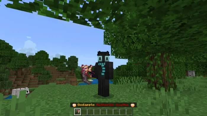 Коса в руке