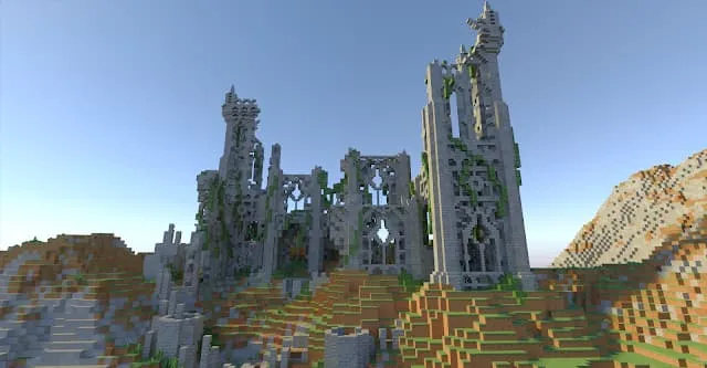 Заросшие руины замка