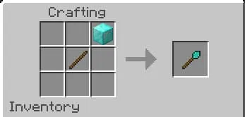 Крафт алмазной палочки строителя