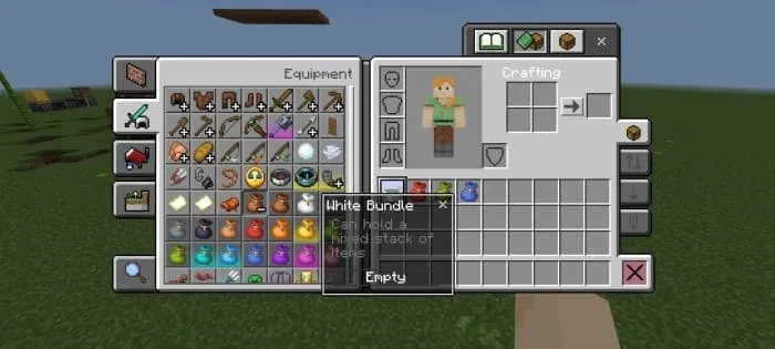 Просмотр информации у белого мешка