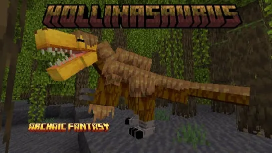 Холлиназавр в манграх