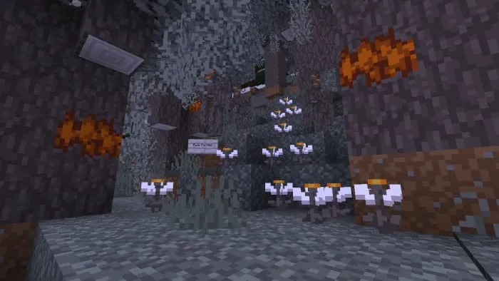 Текстуры блоков в бледном саду