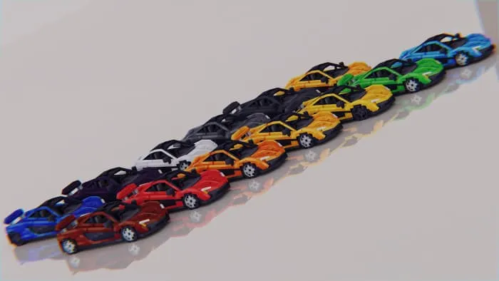 Гиперкары в разных цветах и во всех вариациях