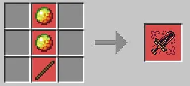 Крафт огненного клинка