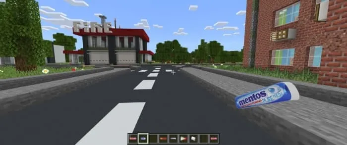 Ментос в руке